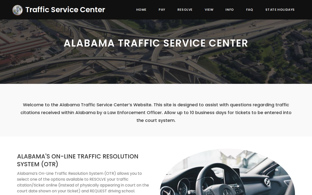 Greene County court records Alabama traffic service center